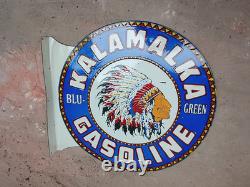Porcelian Kalamalka Enamel Sign Size 30x30 Inches Double Sided