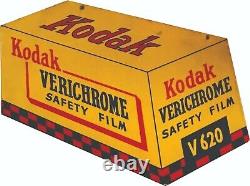 Porcelian Kodak Enamel Sign Size 13x24 Inches Double Sided