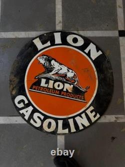 Porcelian Lion Enamel Sign Size 30x30 Inches Double Sided