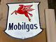 Porcelian Mobilgas Enamel Sign Size 36 Inches Double Sided