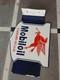 Porcelian Mobiloil Enamel Sign Size 24x16 Inches Double Sided With Flange