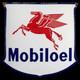 Porcelian Mobiloil Enamel Sign Size 36x36 Inches Double Sided