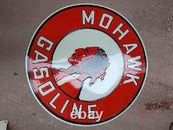 Porcelian Mohawk Enamel Sign Size 30x30 Inches Double Sided