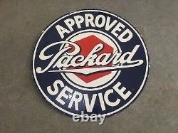 Porcelian Packard Enamel Sign Size 30x30 Inches Double Sided