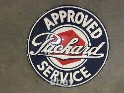 Porcelian Packard Enamel Sign Size 30x30 Inches Double Sided