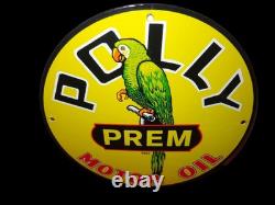 Porcelian Polly Prem Enamel Sign Size 30x30 Inches Double Sided