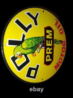 Porcelian Polly Prem Enamel Sign Size 30x30 Inches Double Sided