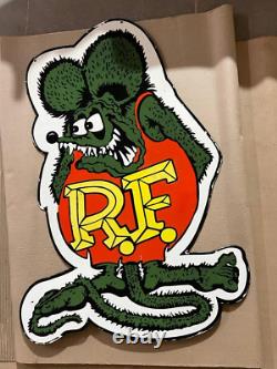 Porcelian Rf Enamel Sign Size 36 Inches Double Sided