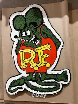 Porcelian Rf Enamel Sign Size 36 Inches Double Sided