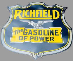 Porcelian Richfield Enamel Sign Size 30x30 Inches Double Sided