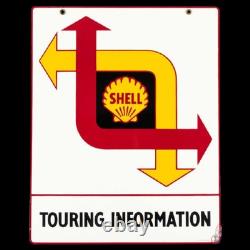 Porcelian Shell Enamel Sign Size 28x20 Inches Double Sided