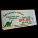 Porcelian Sinclair Enamel Sign Size 42x20 Inches Double Sided