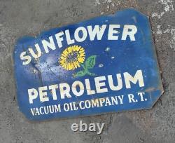 Porcelian Sunflower Enamel Sign Size 28x18 Inches Double Sided