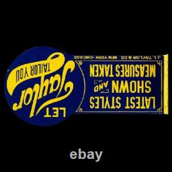 Porcelian Taylor Enamel Sign Size 28x12 Inches Double Sided