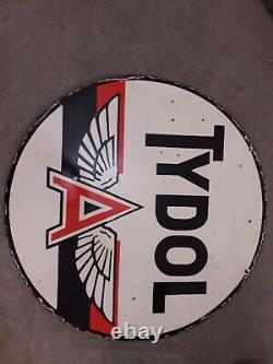 Porcelian Tydol Enamel Sign Size 30x30 Inches Double Sided