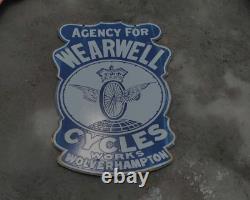 Porcelian Wearwell Enamel Sign Size 20x29 Inches Double Sided