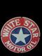 Porcelian White Star Enamel Sign Size 30x30 Inches Double Sided