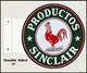 Productos Sinclair Rooster 15 Heavy Duty Usa Metal Double Sided Gas Adv Sign