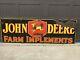 Rare! Double Sided Vintage John Deere 4-leg Porcelain Sign Case Moline