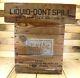 Rare Exide Battery Wooden Crate-1920's Htf-double Sided Advertising-dont Miss It