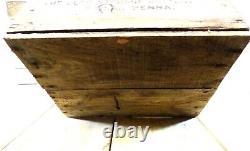 RARE Exide Battery Wooden Crate-1920's HTF-Double Sided Advertising-Dont Miss it