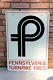 Rare Pennsylvania Turnpike Tires Double Sided Heavy Metal Sign 20 X 30 Nice