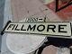 Rare Vintage Original Fillmore Double Sided Street Sign San Francisco 60s, 70s
