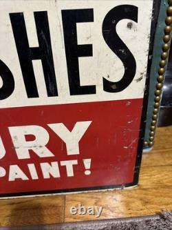 Rare Double Sided Masury Paint Advertising Sign