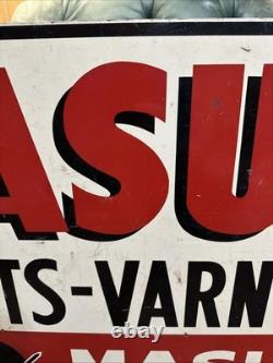 Rare Double Sided Masury Paint Advertising Sign