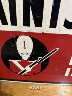 Rare Double Sided Masury Paint Advertising Sign