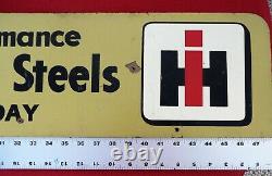 Rare Ih Masonite/wood Sweeps, Shovels & Steels Double Sided 48 X 8 X 1/4 Sign