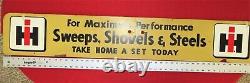 Rare Ih Masonite/wood Sweeps, Shovels & Steels Double Sided 48 X 8 X 1/4 Sign