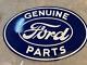Rare Porcelain Ford Enamel Sign 45 Inches Double Sided