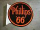 Rare Porcelain Philips 66 Enamel Sign 24x24 Inches Double Sided