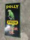 Rare Porcelain Polly Motor Oil Enamel Sign 42x20 Inches Double Sided