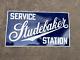 Rare Porcelain Studebaker Enamel Sign 42 Inches Double Sided