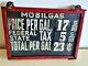 Rare Teens Teens-early 1920's Double-side Visible Gas Pump Mobilgas Price Sign