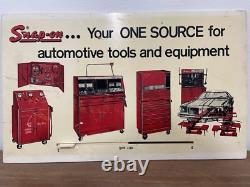 Rare Vintage 1950s Snap-on Tools Double-Sided Sliding Open/Closed Sign RARE