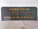 Rare Vintage Goodyear Farm Tires Metal Sign. Double Sided