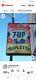 Rare Vintage Large 7up Lighted Psychedelic Lexan Sign Double Sided With Frame