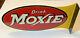 Rare Vintage Original Moxie Soda Sign Drink Moxie Double-sided Flange Sign
