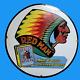 Redman Porcelain Enamel Sign 30 Inches Round Double Sided