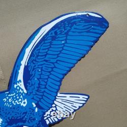 Richfield Hi-Octane Gasoline Porcelain Enamel Sign 39 x 31 Inches 2 Sided