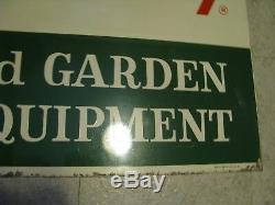 SIMPLICITY Vintage Dealer Sign Heavy TIN Large Hanging Nice Double Sided