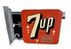 Stout Sign Co. Limited Edition Double Sided 7up Flange Sign 925 Prod. Usa Made