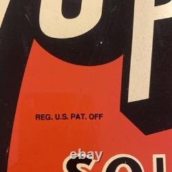 STOUT SIGN CO. LIMITED EDITION DOUBLE SIDED 7UP FLANGE SIGN 925 Prod. USA Made