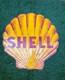 Shell Porcelain Advertising Sign 24'' Inches Double Sided