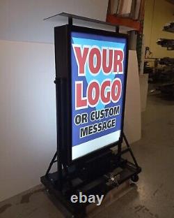 Sidewalk Sign, Pavement sign LED Light Double Sided Made in USA