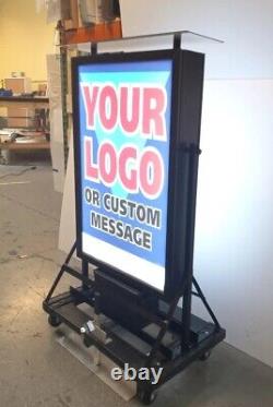 Sidewalk Sign, Pavement sign LED Light Double Sided Made in USA
