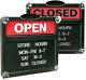 Sign Double-sidedopen /closed Sign With Customizable Hours Or Message, Inc